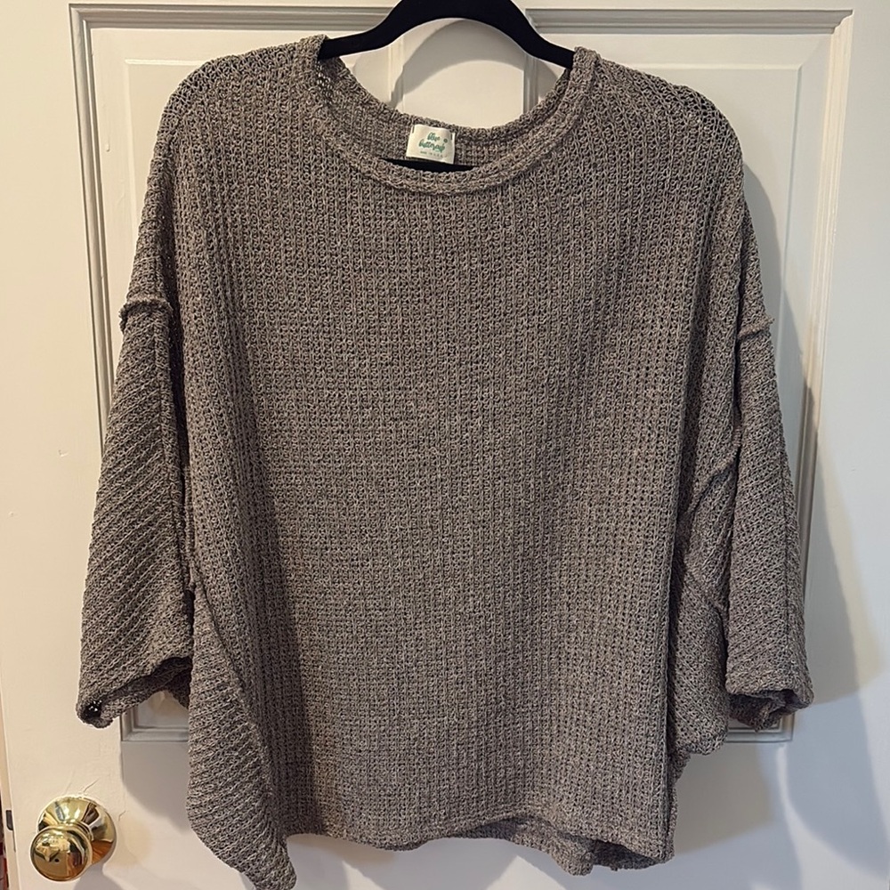 Oversized Women's Batwing Sweater size M